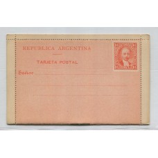 ARGENTINA ENTERO POSTAL GJ CAP-06 CARTA KIDD NUEVA DOBLE U$ 50 +